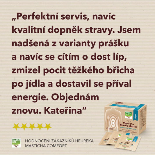 Recenze Masticha Comfort Masticlife