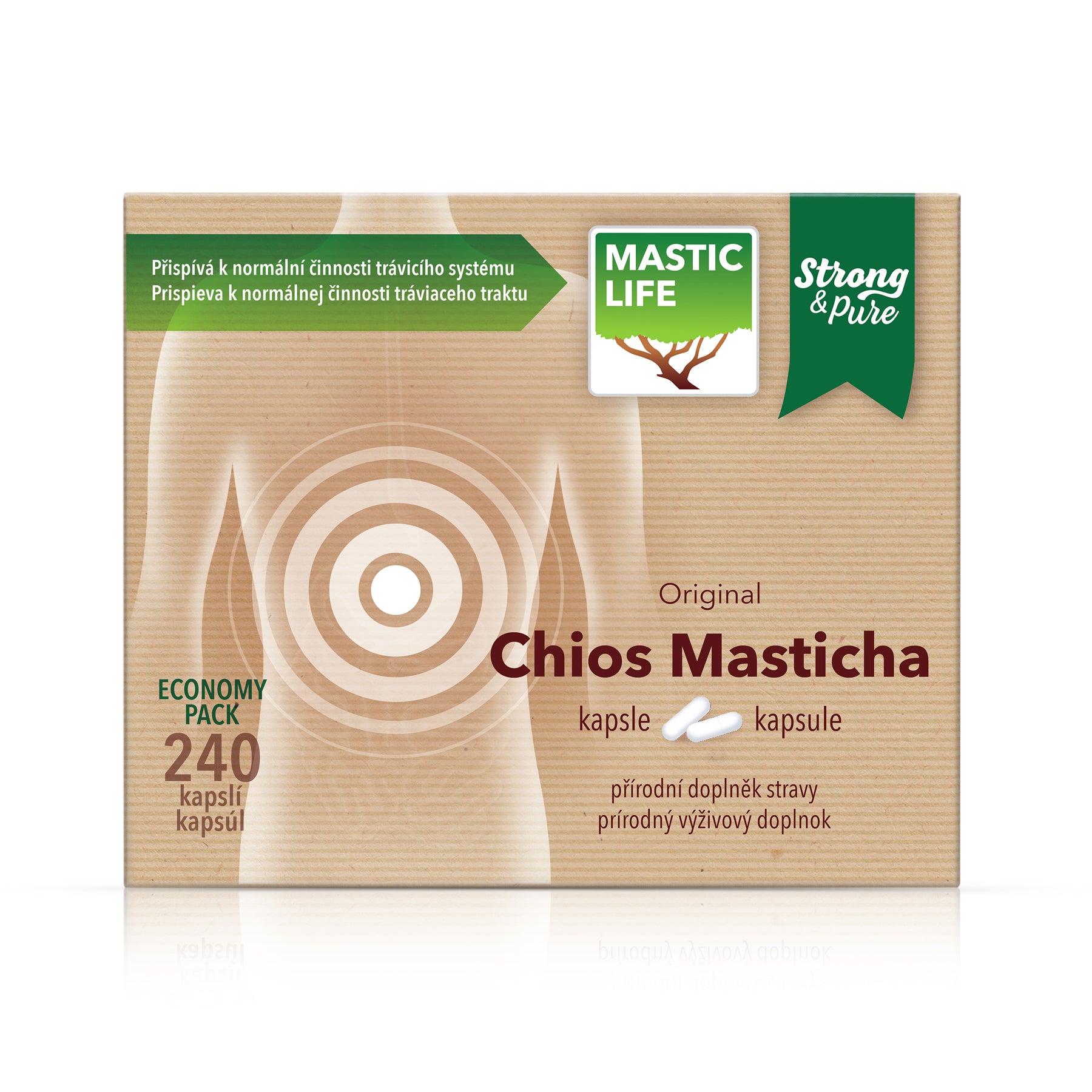Masticha Strong&Pure Economy Double Pack (480 kapslí) Masticlife
