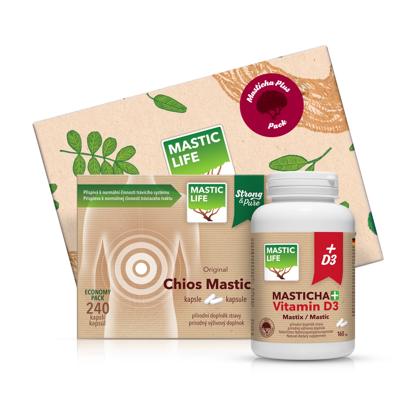 Masticha PLUS Pack (400 kapslí) Masticlife