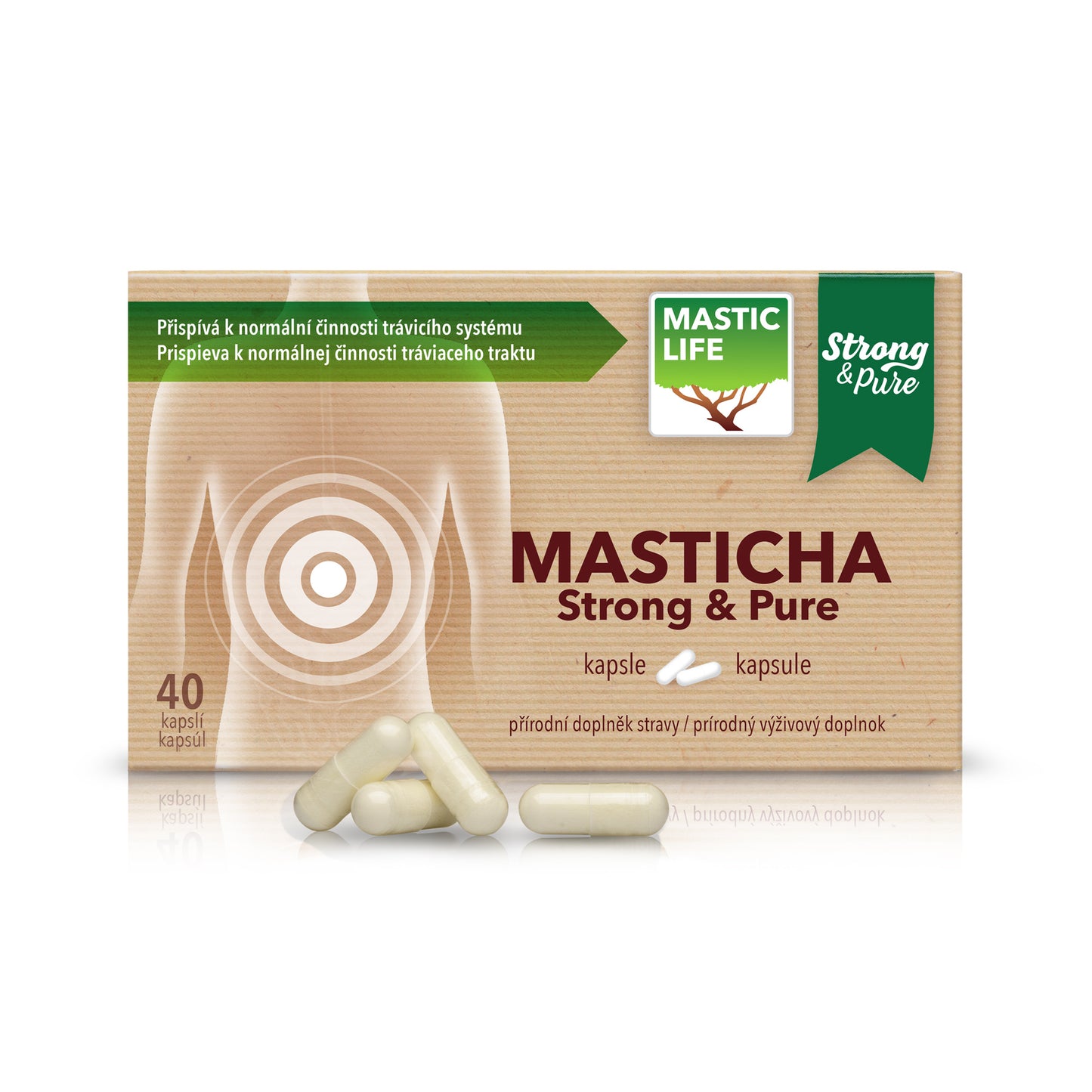 Masticha Strong&Pure (40 kapslí) Masticlife