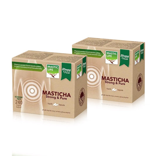 Masticha Strong&Pure Economy Double Pack (480 kapslí) Masticlife
