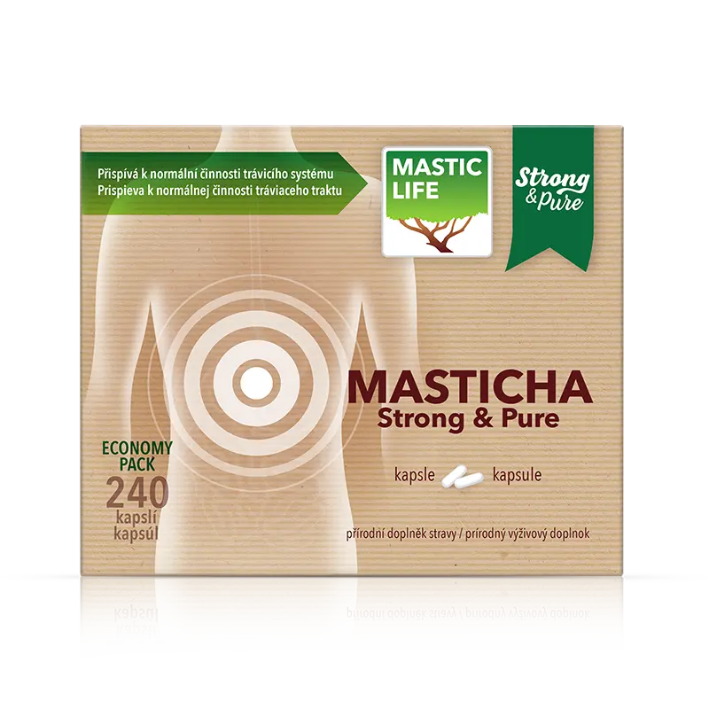 Masticha Strong&Pure Economy Pack (240 kapslí)