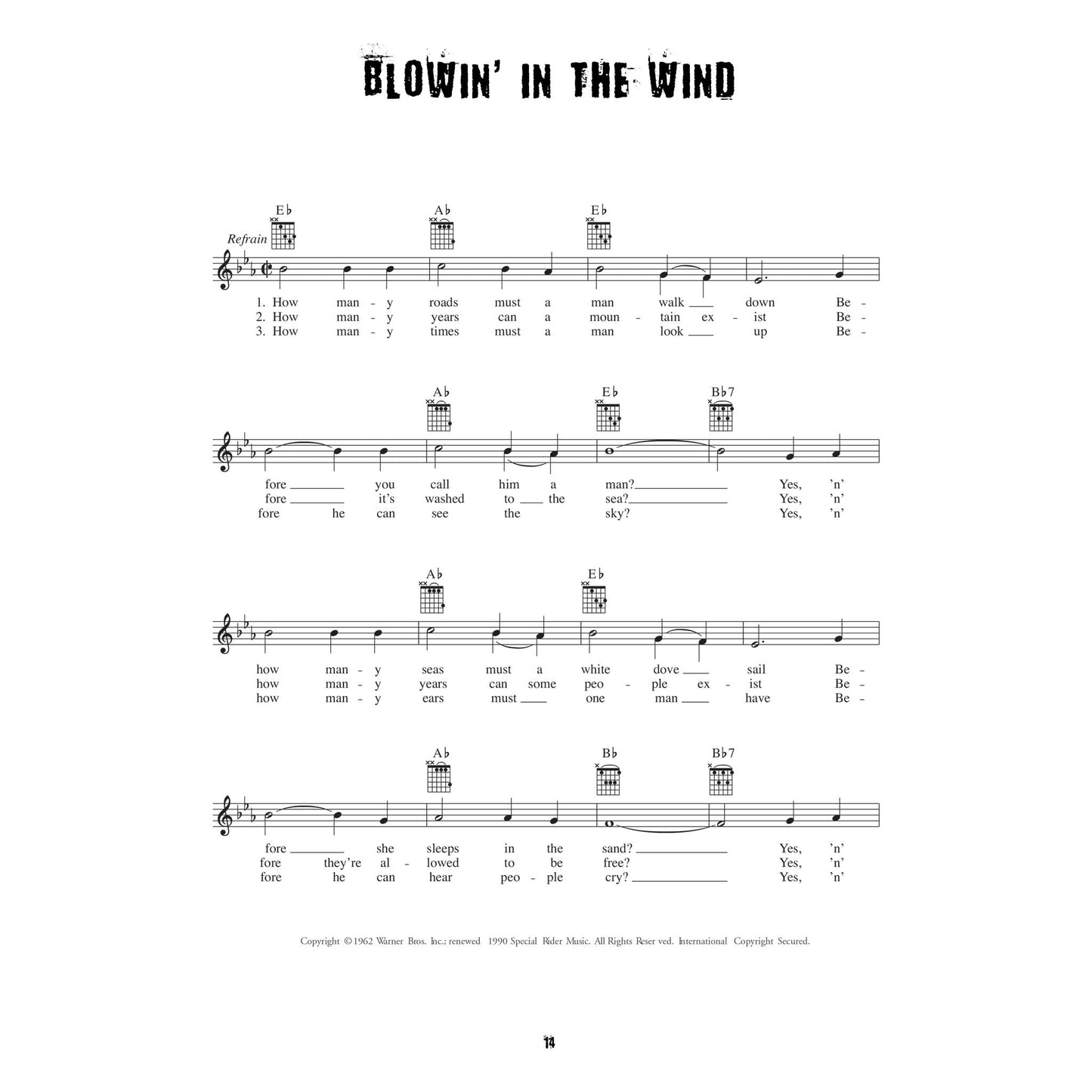 Bob Dylan 100 písní a fotografií - ukázka