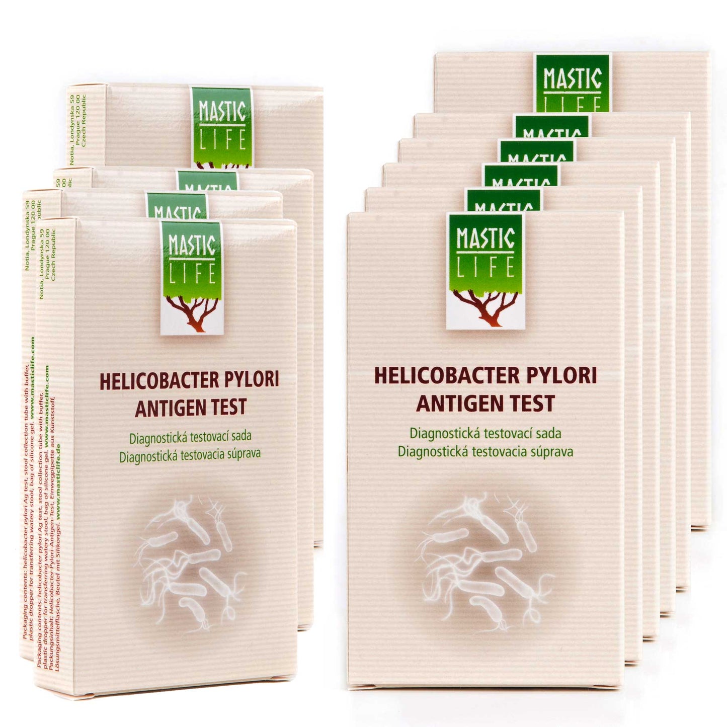 Masticlife Helicobacter pylori test ze stolice pro domácí použití