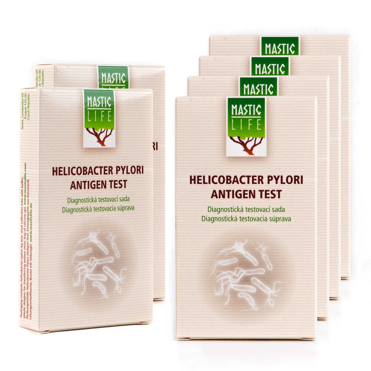 Masticlife Helicobacter pylori test ze stolice pro domácí použití