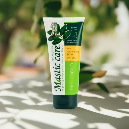 Hypoalergenní a hydratační krém na ruce s mastichou 100 ml