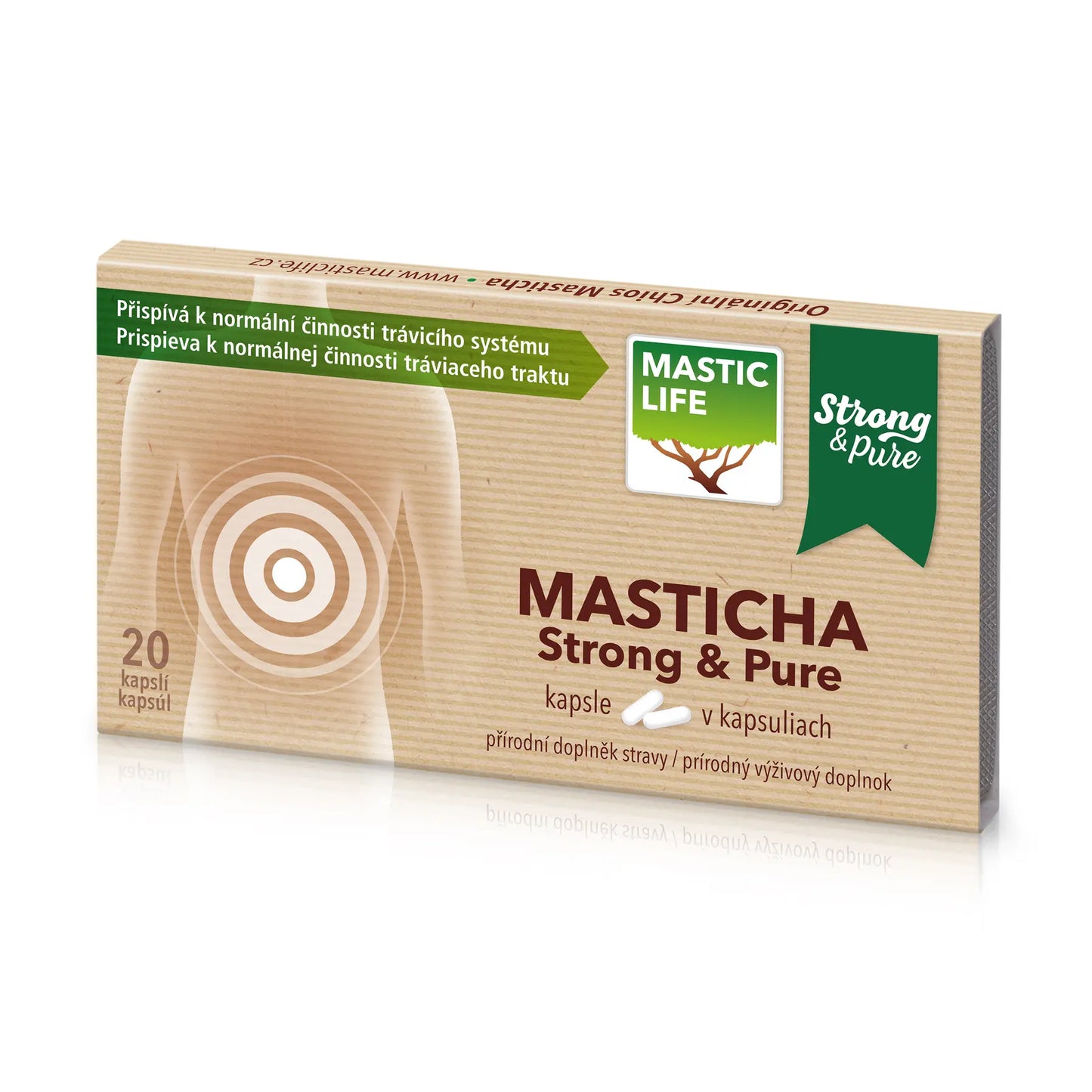 Masticha Strong&Pure Mini Pack (20 kapslí) Masticlife
