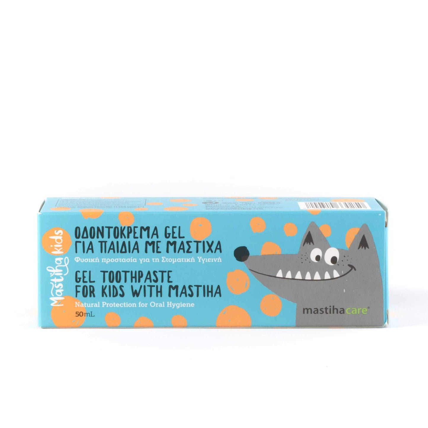Gelová zubní pasta pro děti s mastichou