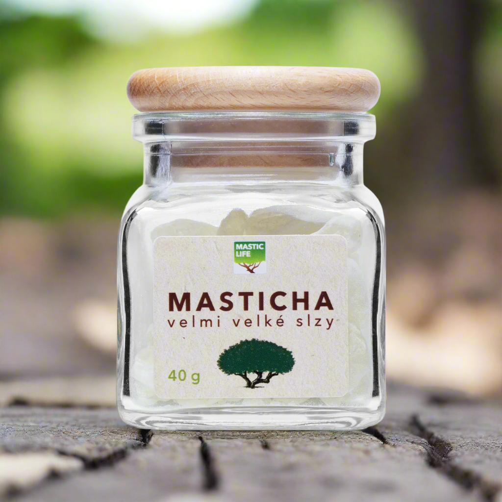 Masticha limitovaná edice, velmi velké slzy (40 g)