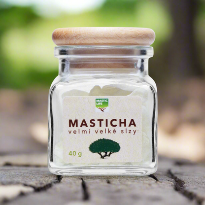 Masticha limitovaná edice, velmi velké slzy (40 g)