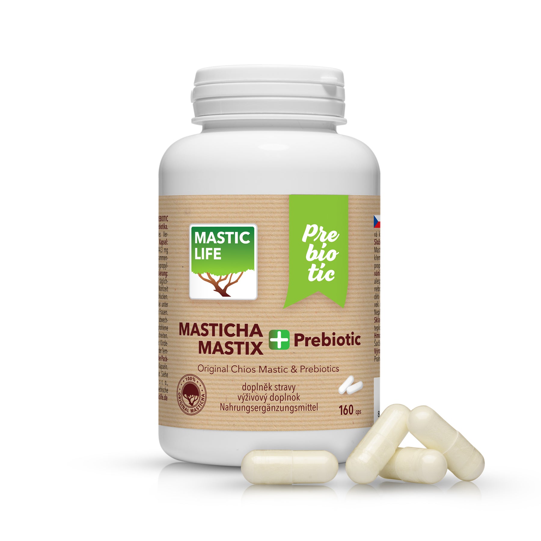 Masticha+ Prebiotic (160 kapslí) Masticlife