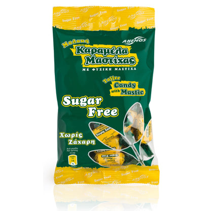 Balení mastichových toffee bonbonů bez cukru 100 g
