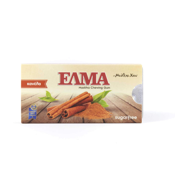 Skořicové žvýkačky ELMA Cinnamon s mastichou – blistr 10 ks