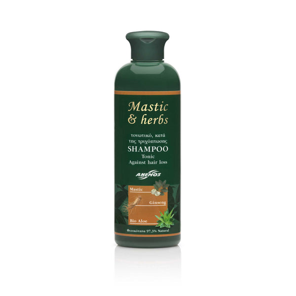 Tonizující šampon s mastichou proti vypadávání vlasů, 300 ml