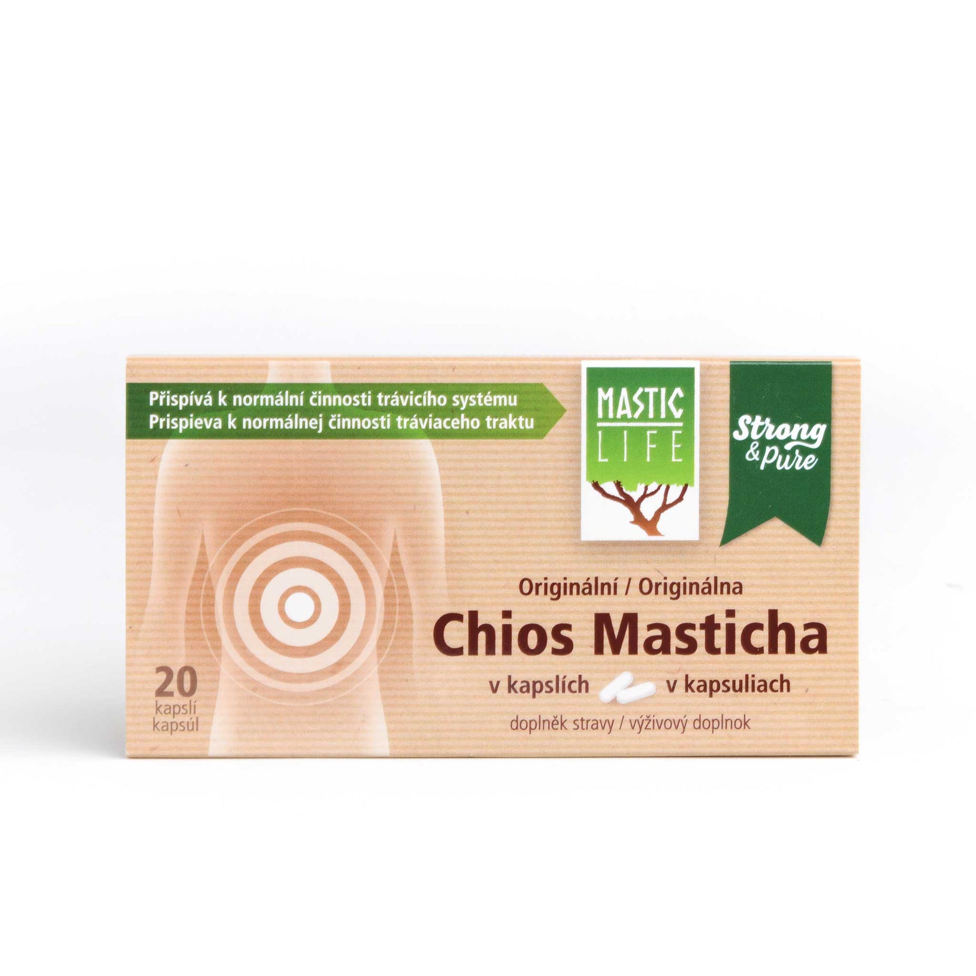 Masticha Strong&Pure Mini Pack (20 kapslí) Masticlife